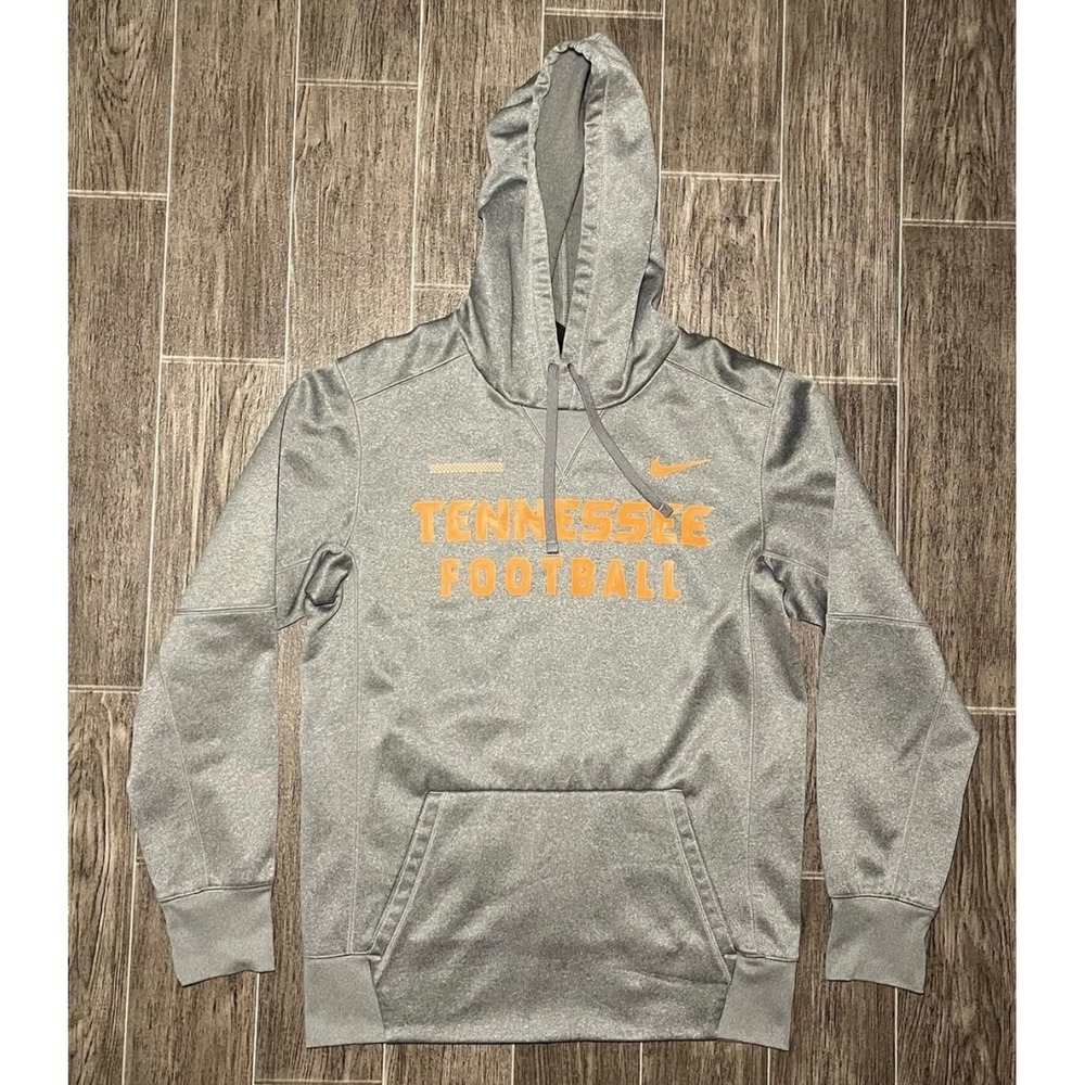 Nike Tennessee Football Hoodie Mens Small Gray Dri-FIT 34460X-TN3